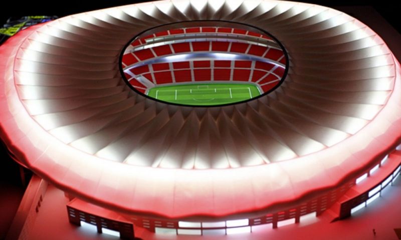 Zó ziet het nieuwe stadion van Atlético Madrid eruit ...