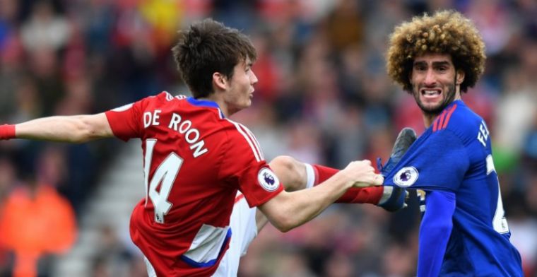 Mourinho staat met verbazing te kijken naar 'fenomenale' De Roon: 'Moet toegeven'