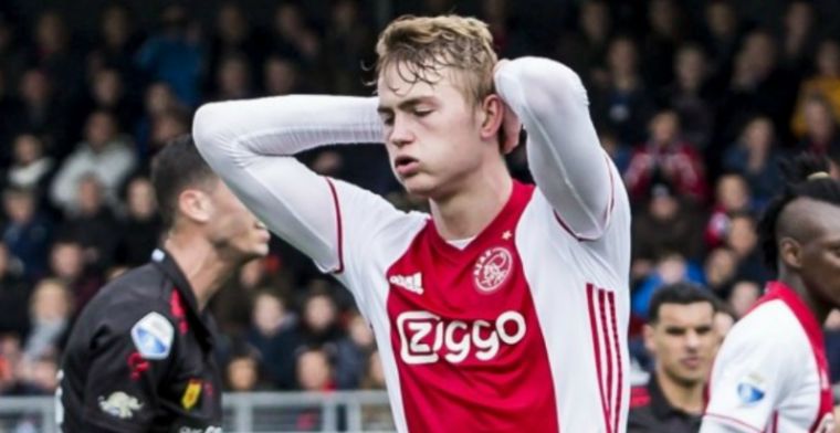 De Ligt gaat afgrijselijk in de fout bij Ajax: 'Donderdag alle pers, nu ook'