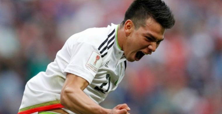 Pijlsnelle PSV'er Lozano leidt Mexico naar halve finale, Portugal groepswinnaar