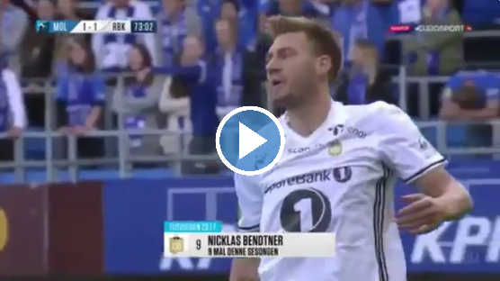 GOAL: Lord Bendtner pakt nog eens uit met een werelddoelpunt