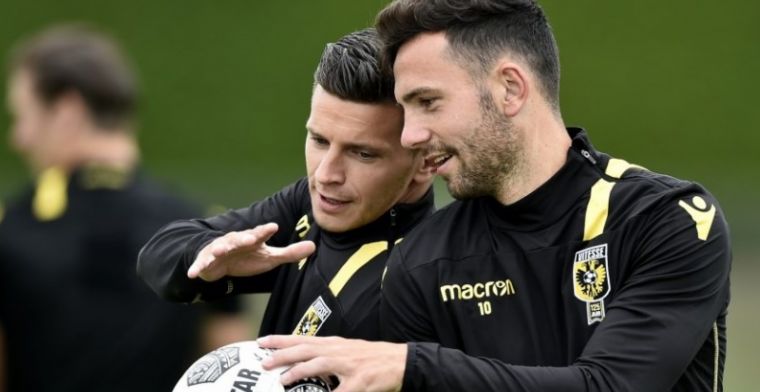 Vitesse-duo sluit weddenschap: 'Tien? Oké, dan maak ik er vijftien van'