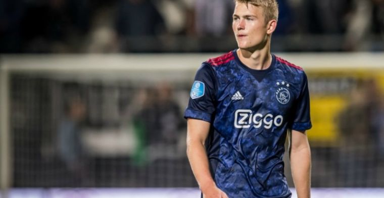 De Ligt weigert boetekleed Ajax: Fout... ik wil het geen fout noemen