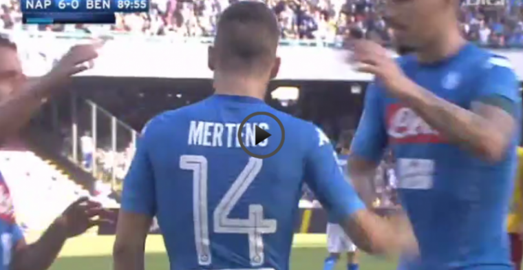 GOAL: Mertens legt zijn derde doelpunt in het mandje tegen promovendus