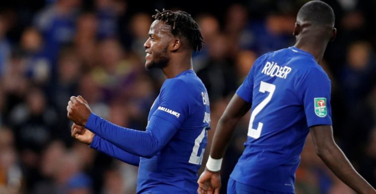 Batshuayi is feestvarken bij Chelsea, ook Arsenal mag ronde verder