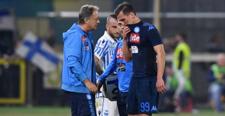 Nieuw drama voor Milik bevestigd: concurrent Mertens maandag al geopereerd