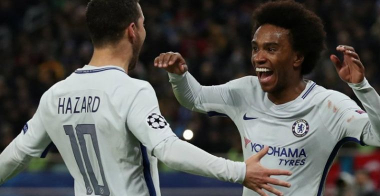 Chelsea naar laatste zestien Champions League dankzij sterke recordman Hazard
