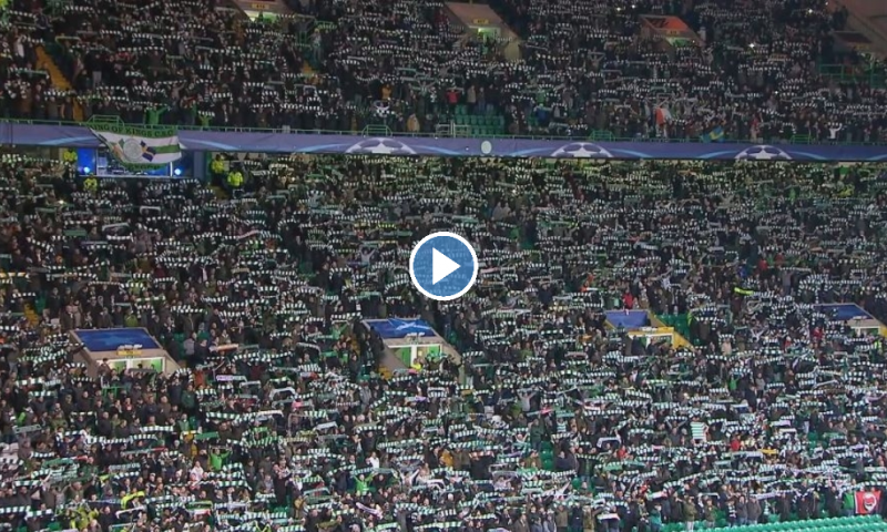 METEEN KIPPVENVEL! You'll Never Walk Alone door de Celtic-supporters