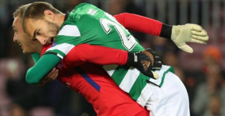 Cillessen gaat viral met geniale save: 'Veel geluk met zo'n goede keeper'