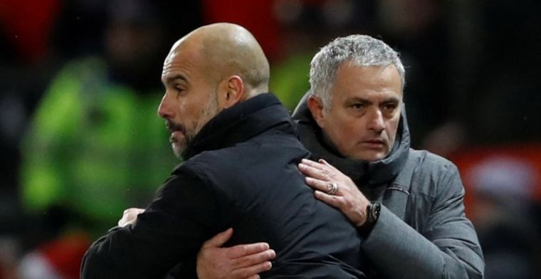 Mourinho geeft zich gewonnen in titelstrijd: 'City heeft heel veel geluk'