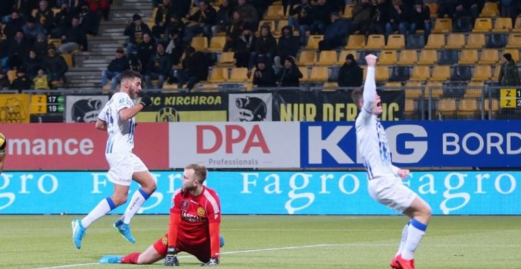 Enorme misser Rosheuvel breekt Roda JC op: VVV boekt zege in Kerkrade
