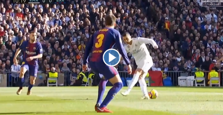 Ronaldo geeft zichzelf een panna: enorme misser van Real-ster