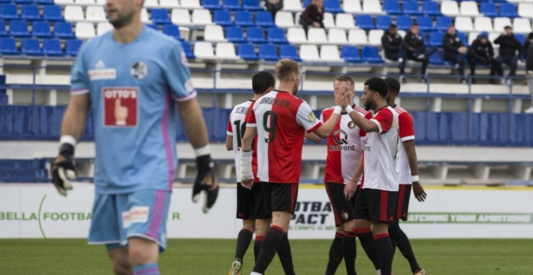 Feyenoord wint ook tweede oefenwedstrijd en is klaar voor Ajax-uit