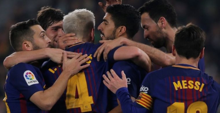 Messi resalta el gran esfuerzo de todo el equipo para golear en el Villamarín