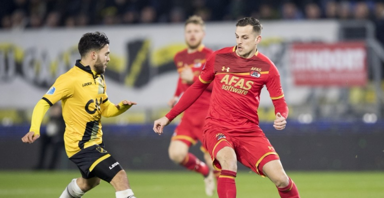 Via AZ hopelijk naar topcompetitie: 'Dat ik ambitie heb staat buiten kijf'