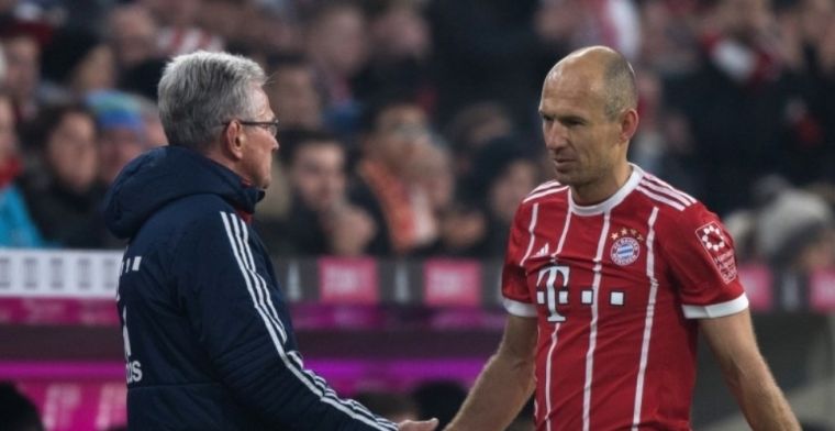 Heynckes over woedende Robben: 'Elke beeldhouwer wil hem als model'