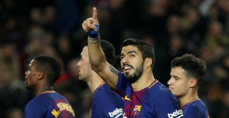 Barça geeft show weg in Camp Nou: hattrick Suarez en wéér record voor Messi