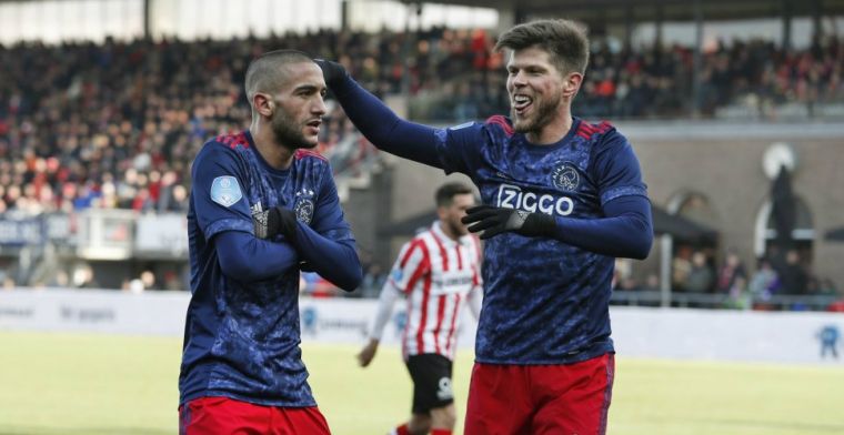 Ajax geeft na rust gas in Rotterdam, maakt er vijf en boekt ruime zege
