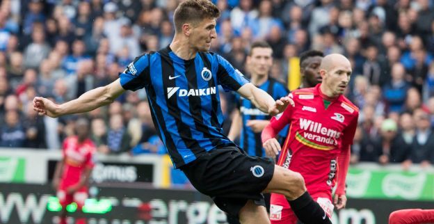 Meunier trekt nog eens het shirt van Club Brugge aan en richt zich tot de fans