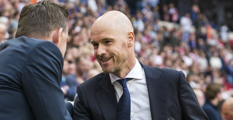 Ten Hag ziet Van Gaal op tribune zitten: Wat mij dat doet? Het doet me deugd
