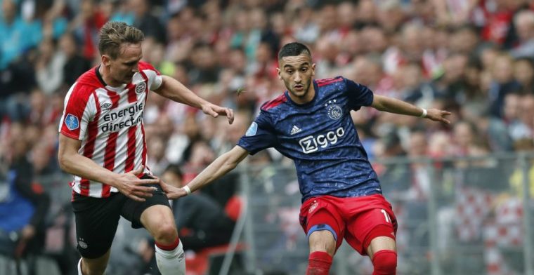  Schandalige actie Ajax fans Ziyech kreeg zwiep bij 