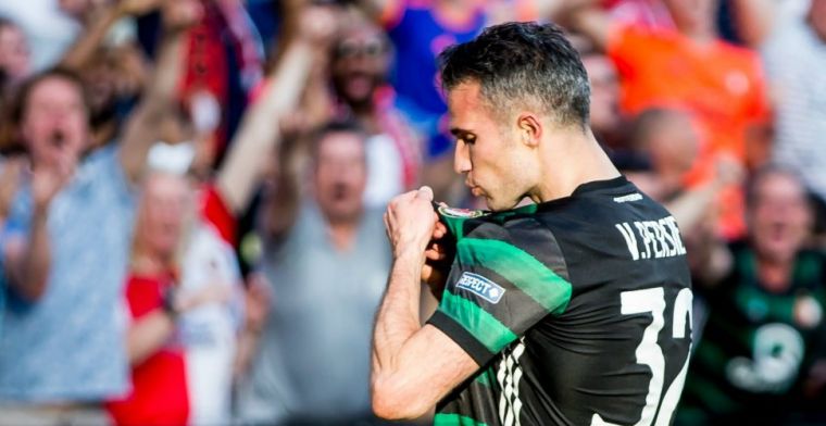 Zenuwen bij 'heel, héel erg blije' Van Persie: 'Ik wist niet of ik zou stiften'