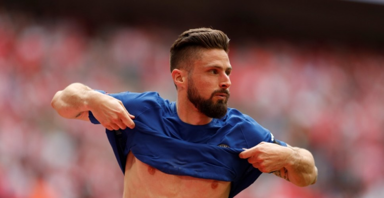Chelsea plaatst zich voor FA Cup-finale mede door prachtige goal Giroud