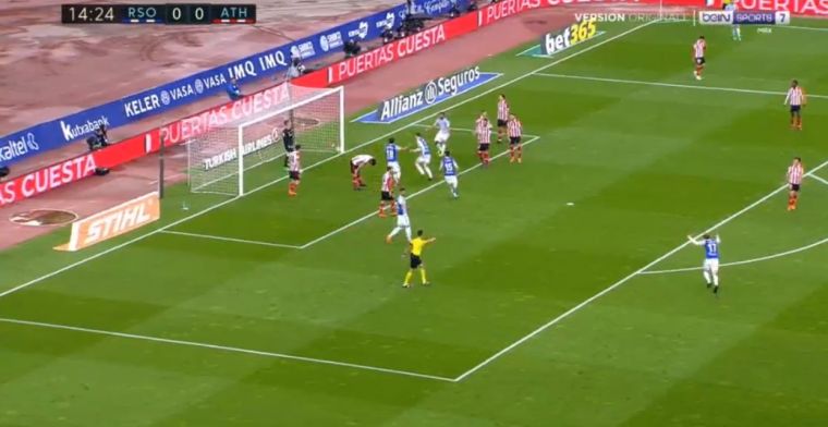 Bilbao-verdediger maakt twee identieke eigen doelpunten in Baskische derby