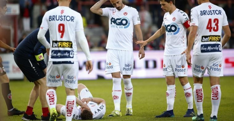 Onfortuinlijke Kortrijk-speler moet onder het mes: voetbaltoekomst heel onzeker