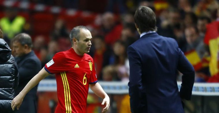 Lopetegui habría retrasado el anuncio de la lista por Iniesta