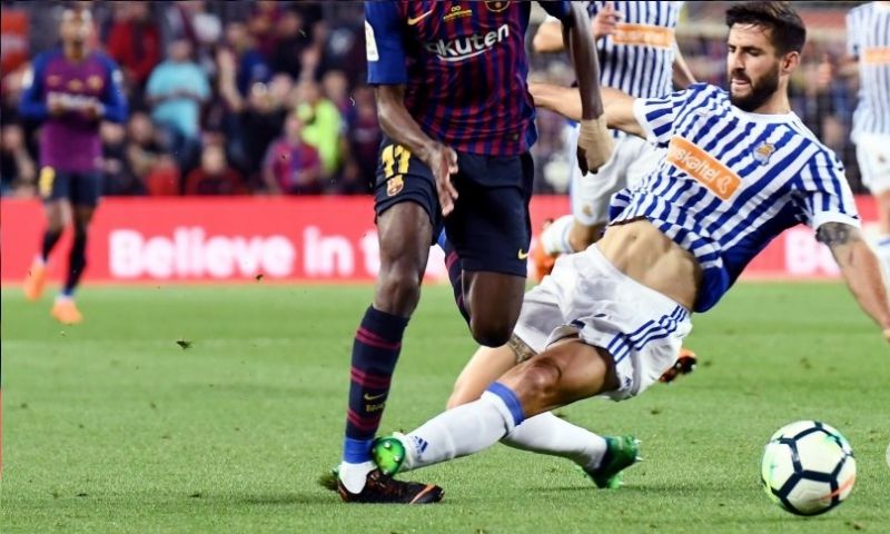 Article image Imagen: El autor de la peor entrada de la jornada se disculpa con Dembélé