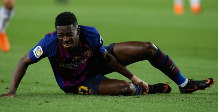 OFICIAL | El Barça confirma que Dembelé solo sufre un esguince de tobillo derecho