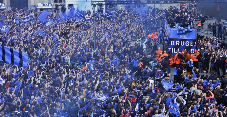 Duizenden Club-supporters zijn al helemaal klaar voor Brugs feestje