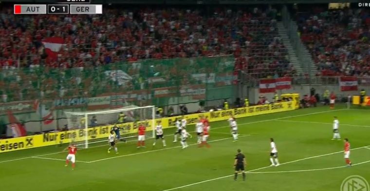 Zelfs Neuer is kansloos: Oostenrijker neemt corner ineens vól op de slof