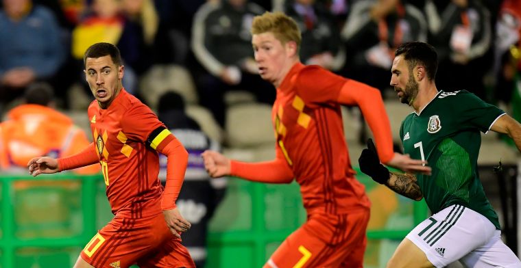 Ook De Bruyne stond te genieten: Ik hou ervan als Hazard zo voetbalt