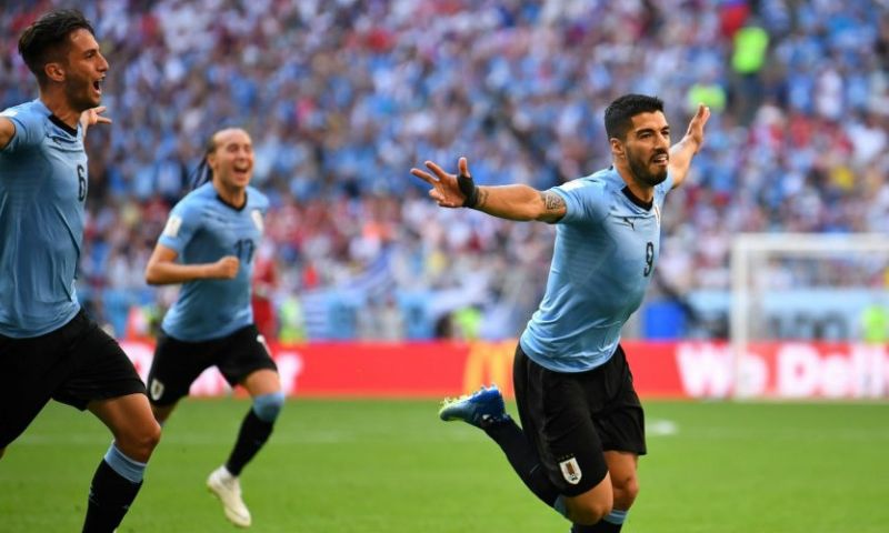 Uruguay wint Groep A na zege op Rusland; Saudi-Arabië verslaat Egypte Afbeelding: Uruguay wint Groep A na zege op Rusland; Saudi-Arabië verslaat Egypte