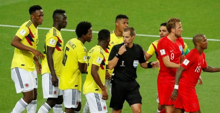 Engeland - Colombia loopt uit de hand: 'Wat een onkundige clown'