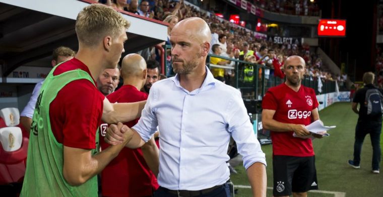 'Ten Hag speelt met de sfeer in de selectie door Van de Beek nu af te serveren'