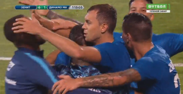 Bizar 2.0: Zenit maakt 4-0 nederlaag ongedaan en wint thuis met 8-1