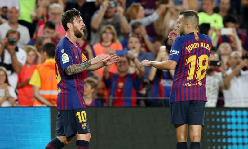 Jubileumdoelpunt Messi zet Barcelona op goede spoor tegen Alavés Afbeelding: Jubileumdoelpunt Messi zet Barcelona op goede spoor tegen Alavés