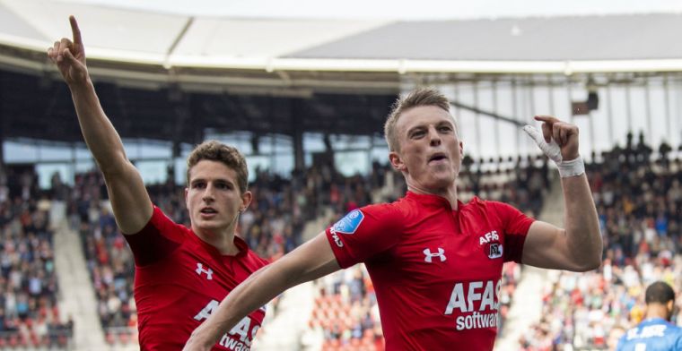 De Boer looft AZ-aanwinst: 'Speelde hele goede pot, echt van hem genoten'