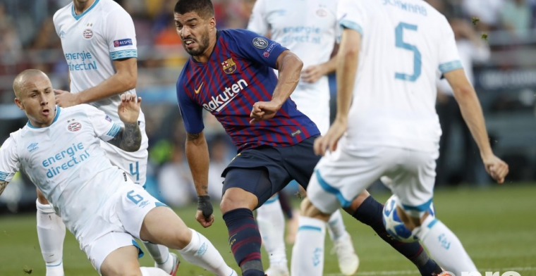 PSV maakt kennis met weergaloze Messi en incasseert harde nederlaag