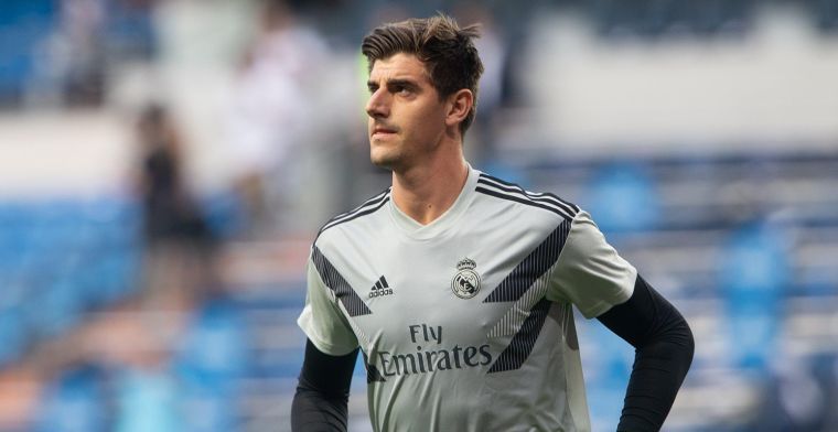 Courtois keek weer op de bank toe: ''Het sprookje Real kraakt''