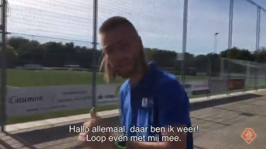 Nathan Rutjes op zijn best: heerlijk enthousiaste video voor jeugdvoetballertjes