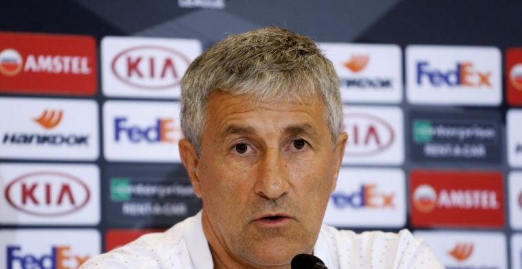 Setién, sarcástico: Igual al Athletic le metemos uno con el culo