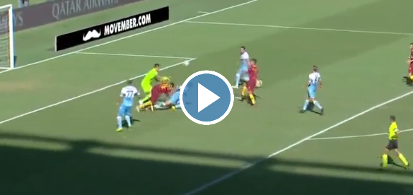 Roma op voorsprong in Derby della Capitale: gestuntel Lazio; fraaie goal met hak