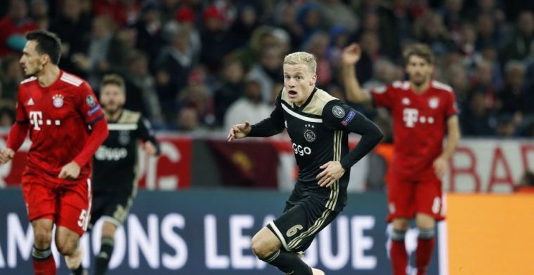 Van de Beek schrok zich kapot in München: Ik weet niet wat er mis ging