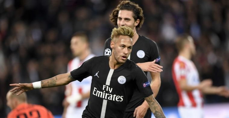 PSG leeft zich uit in Servische schiettent: Neymar maakt hattrick