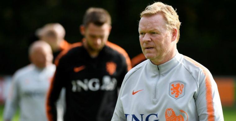 Koeman vult 1'tje in: Een uitgelezen mogelijkheid om het te laten zien