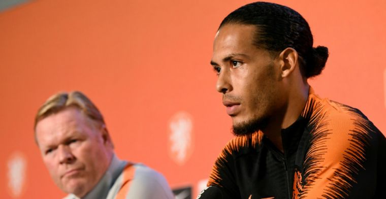 Van Dijk speelt al weken met gebroken ribben: Wilde tegen Duitsland spelen